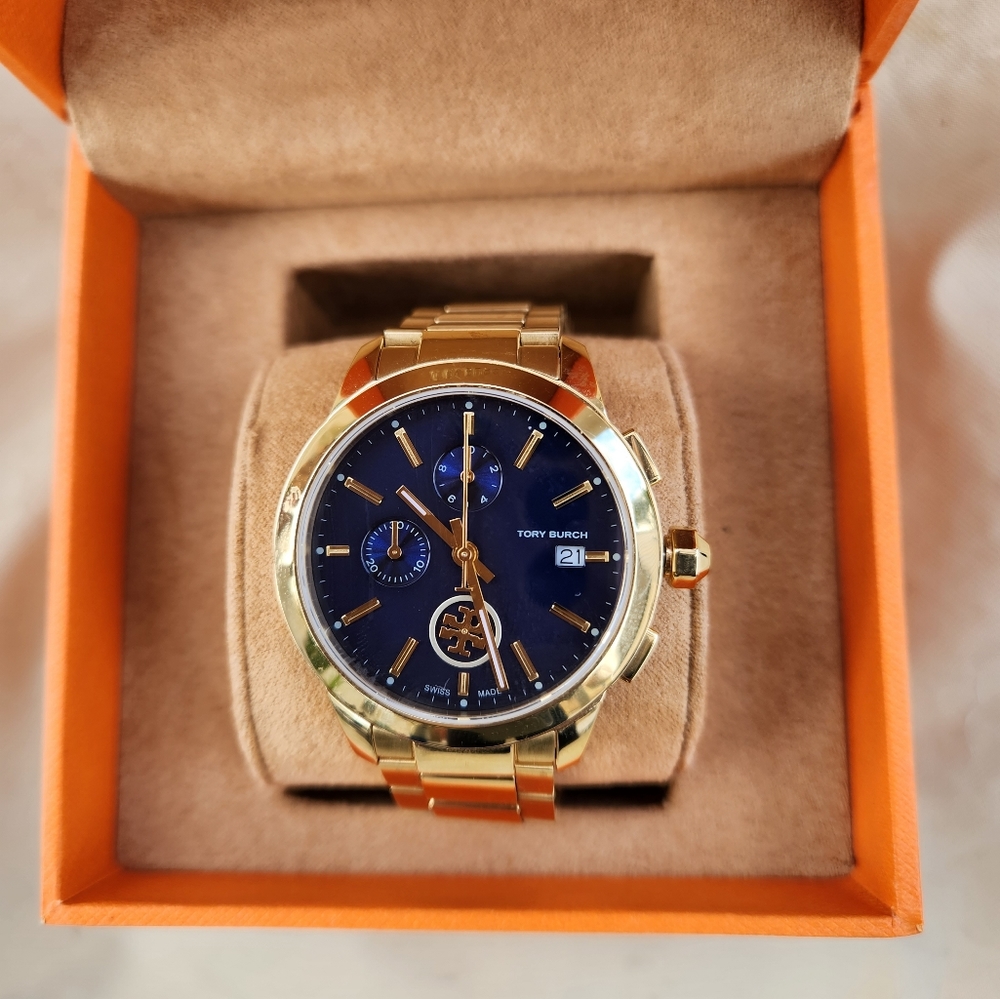 Gold Tory Burch Watch